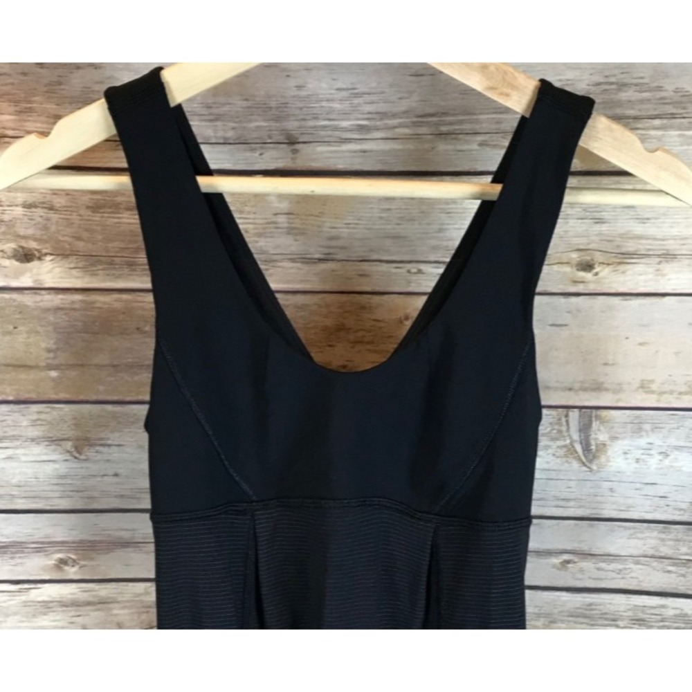 Lululemon Womens Hustle & Bustle Tank Sz 2 Black Dance Athletic Yoga Pilates